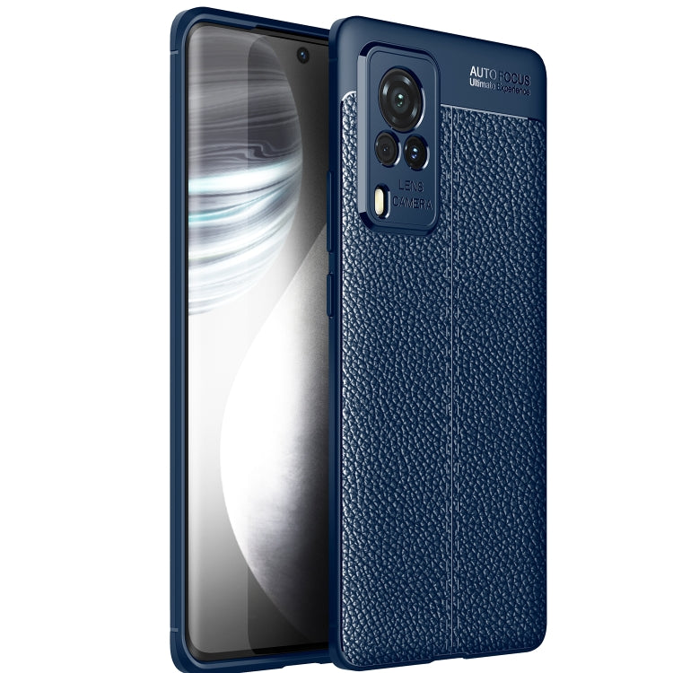 For vivo X60 Pro (International Version) Litchi Texture TPU Shockproof Case
