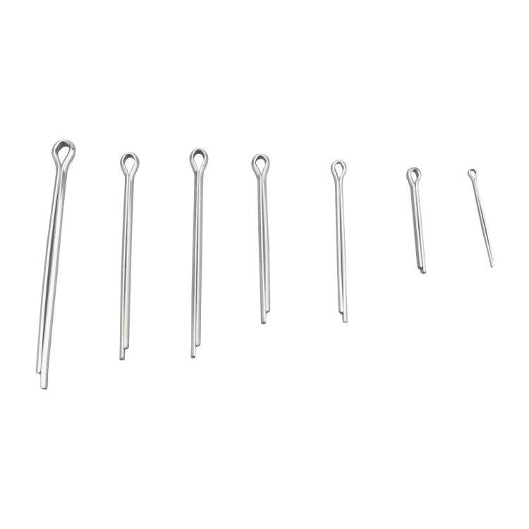 A5535 150 PCS Car U-shape 304 Stainless Steel Cotter Pin Clip Key Fastner Fitting Assortment Kit