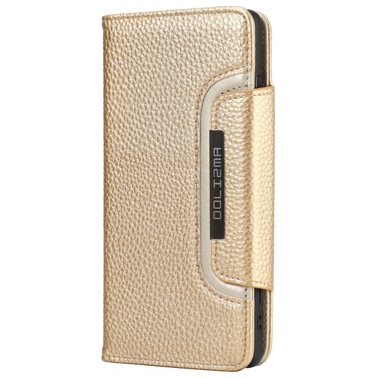 For Samsung Galaxy S21 5G Litchi Texture Horizontal Flip Buckle Detachable Magnetic PU Leather Case with Card Slots & Wallet & Photo Frame