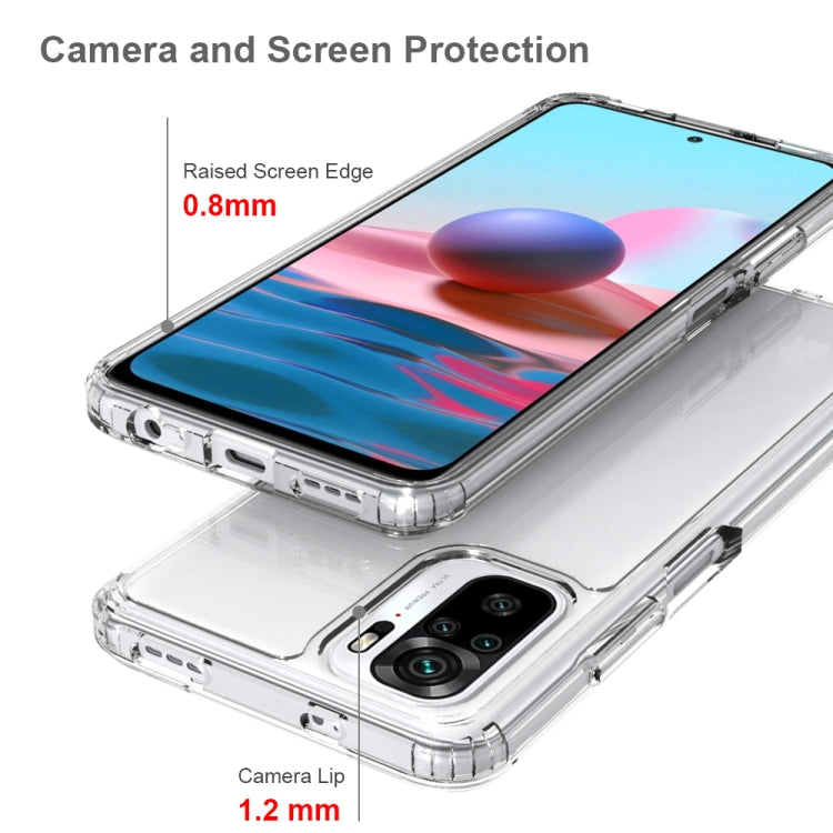 For Xiaomi Redmi Note 10 Shockproof Scratchproof TPU + Acrylic Protective Case