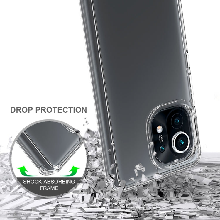 For Xiaomi Mi 11 Shockproof Scratchproof TPU + Acrylic Protective Case