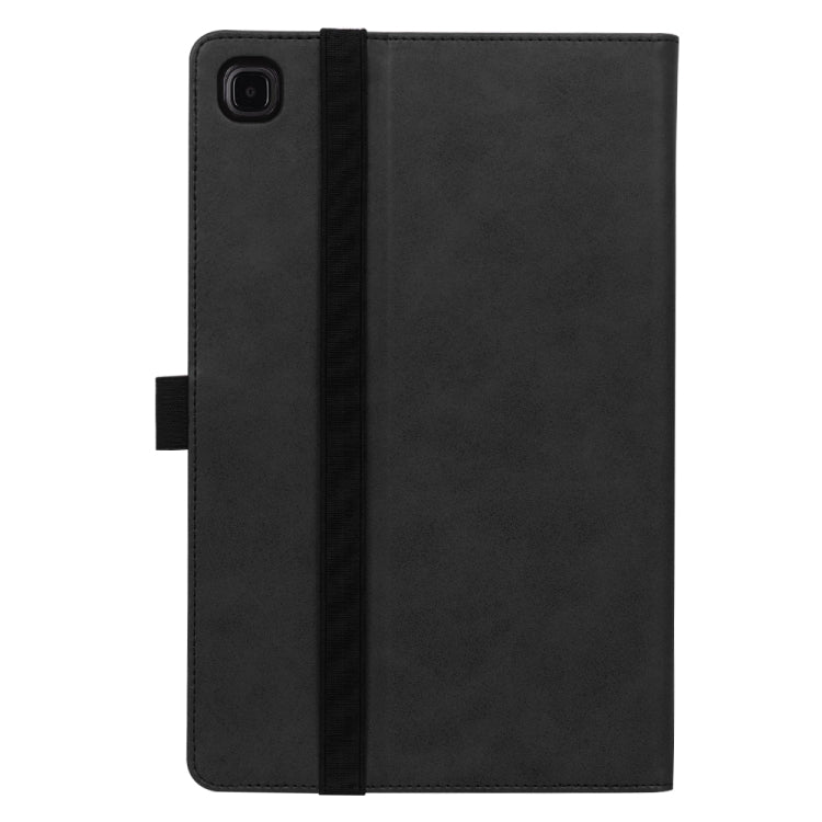 For Samsung Galaxy Tab A7 10.4 (2020) T500 Business Retro PU Horizontal Flip Leather Case with Holder & Card Slots & Hand Strap