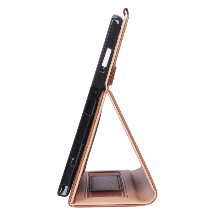 For Samsung Galaxy Tab A7 10.4 (2020) T500 Business Retro PU Horizontal Flip Leather Case with Holder & Card Slots & Hand Strap