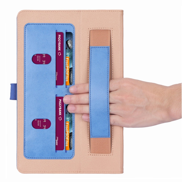 For Samsung Galaxy Tab A7 10.4 (2020) T500 Business Retro PU Horizontal Flip Leather Case with Holder & Card Slots & Hand Strap