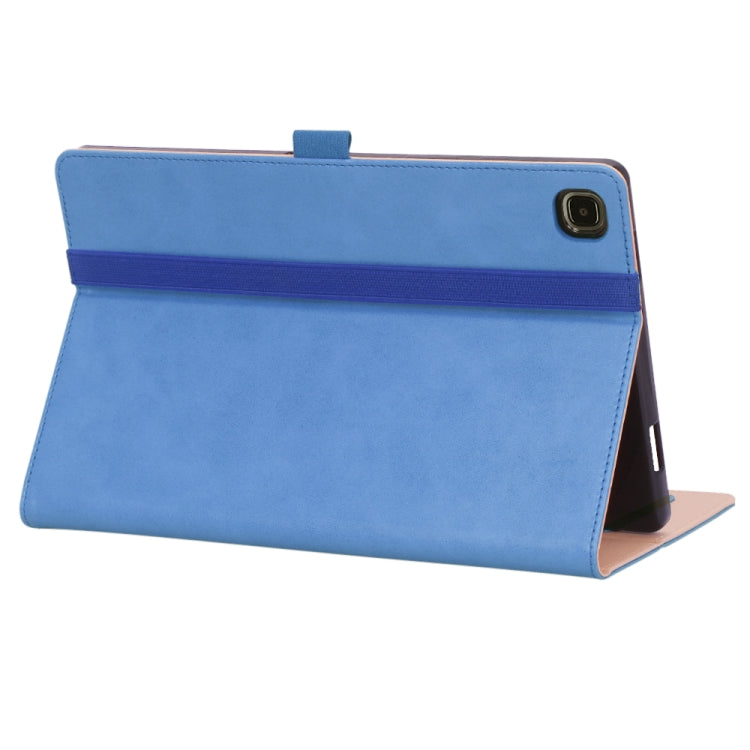 For Samsung Galaxy Tab A7 10.4 (2020) T500 Business Retro PU Horizontal Flip Leather Case with Holder & Card Slots & Hand Strap