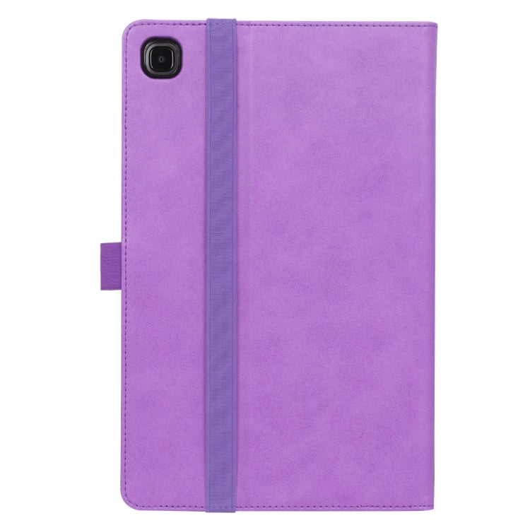 For Samsung Galaxy Tab A7 10.4 (2020) T500 Business Retro PU Horizontal Flip Leather Case with Holder & Card Slots & Hand Strap