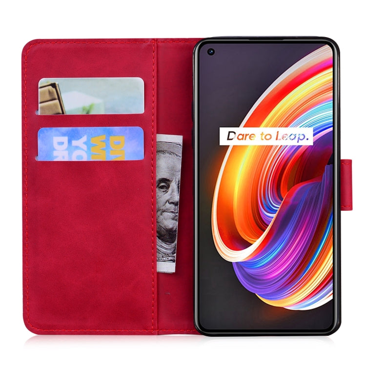 For OPPO Realme X7 Pro 5G Tiger Embossing Pattern Horizontal Flip Leather Case with Holder & Card Slots & Wallet