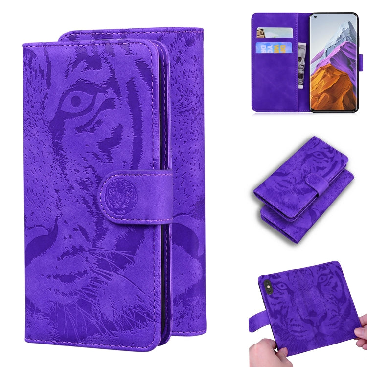 For Xiaomi Mi 11 Pro Tiger Embossing Pattern Horizontal Flip Leather Case with Holder & Card Slots & Wallet