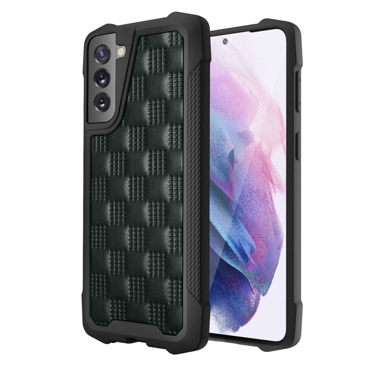 For Samsung Galaxy S21+ 5G 3D Embossed PU + PC + TPU Skidproof Shockproof Case