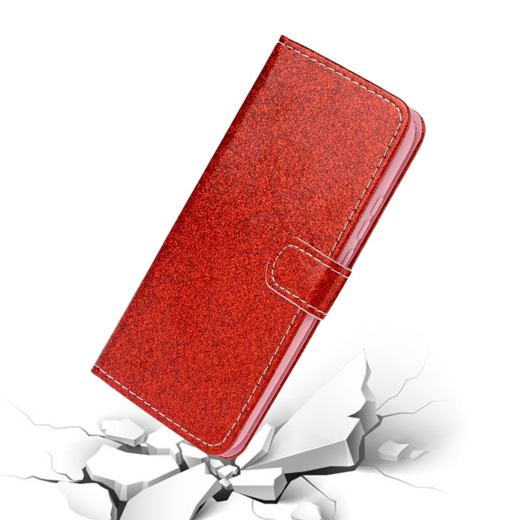 For Xiaomi Redmi Note 10 Pro Glitter Powder Horizontal Flip Leather Case with Card Slots & Holder & Photo Frame & Wallet
