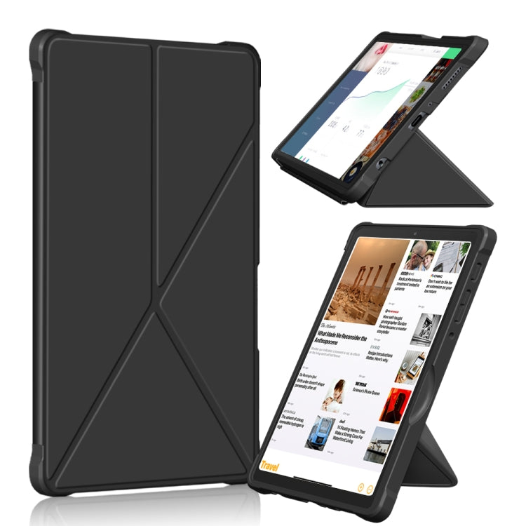 For Samsung Galaxy Tab A7 Lite 8.7 T220 / T225 Multi-folding Horizontal Flip PU Leather Shockproof Case with Holder