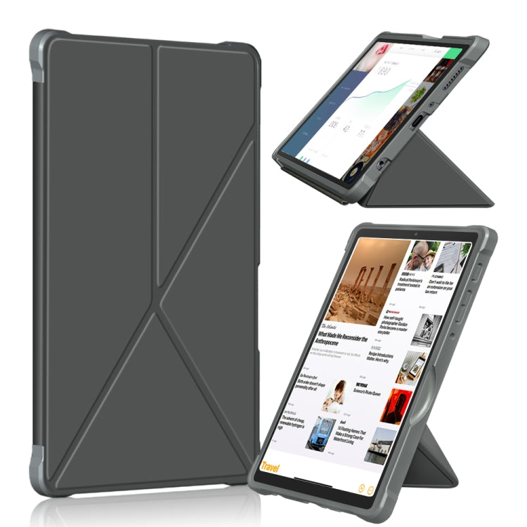For Samsung Galaxy Tab A7 Lite 8.7 T220 / T225 Multi-folding Horizontal Flip PU Leather Shockproof Case with Holder