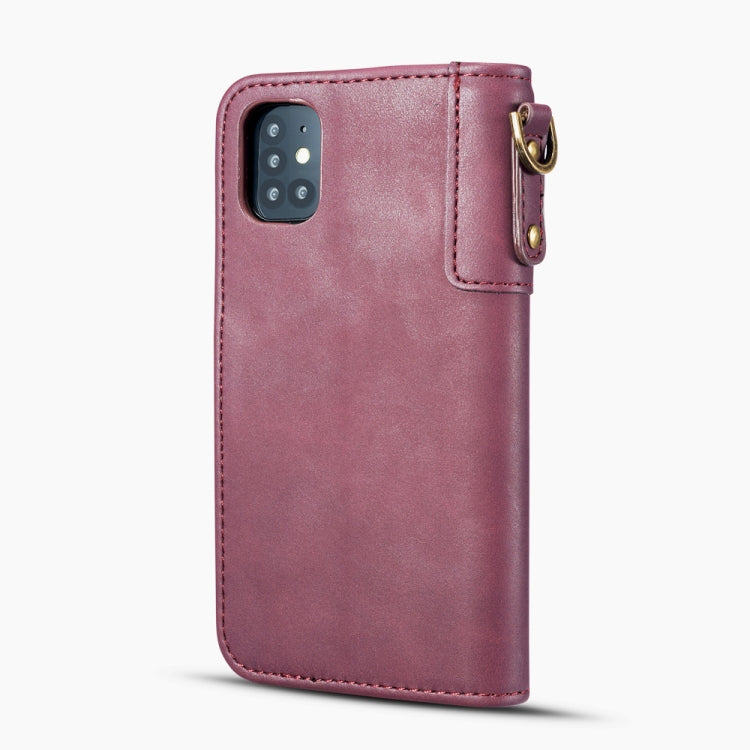 For Samsung Galaxy S21 Ultra 5G Retro Cowhide Texture Horizontal Leather Case with Card Slots & Wallet & Holder & Lanyard & Hand Strap