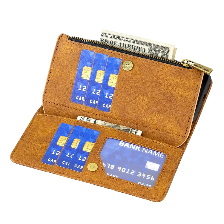 For Xiaomi Redmi 9C Flying Butterfly Embossing Pattern Zipper Horizontal Flip Leather Case with Holder & Card Slots & Wallet