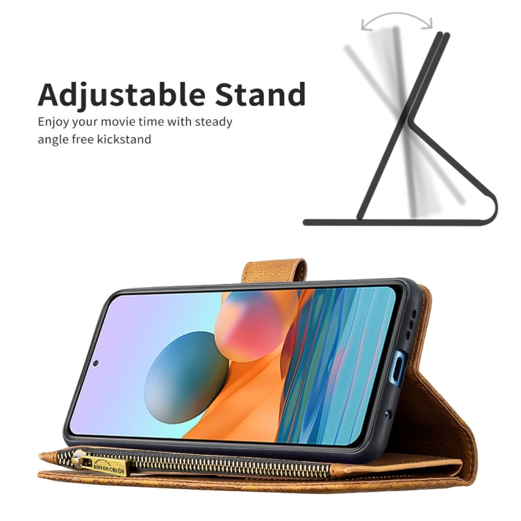 For Xiaomi Redmi Note 10 Pro Flying Butterfly Embossing Pattern Zipper Horizontal Flip Leather Case with Holder & Card Slots & Wallet