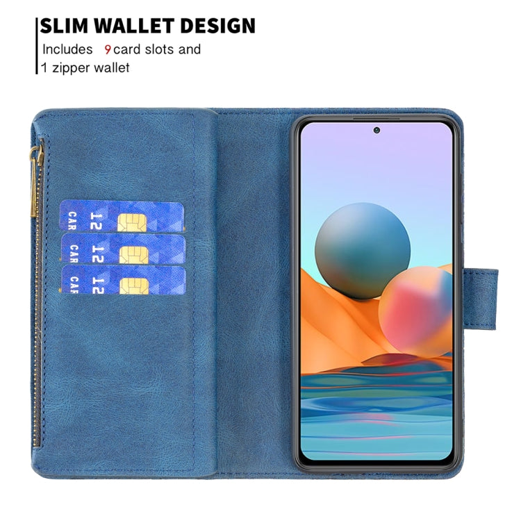 For Xiaomi Redmi Note 10 Pro Flying Butterfly Embossing Pattern Zipper Horizontal Flip Leather Case with Holder & Card Slots & Wallet