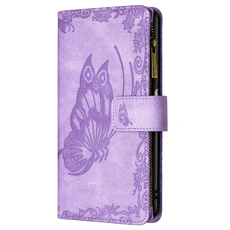 For Xiaomi Mi 10T Pro 5G Flying Butterfly Embossing Pattern Zipper Horizontal Flip Leather Case with Holder & Card Slots & Wallet