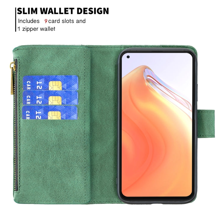 For Xiaomi Mi 10T Pro 5G Flying Butterfly Embossing Pattern Zipper Horizontal Flip Leather Case with Holder & Card Slots & Wallet