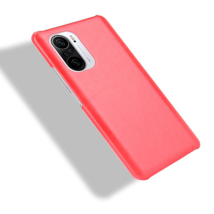 For Xiaomi Redmi K40 / K40 Pro / Poco F3 Shockproof Litchi Texture PC + PU Case