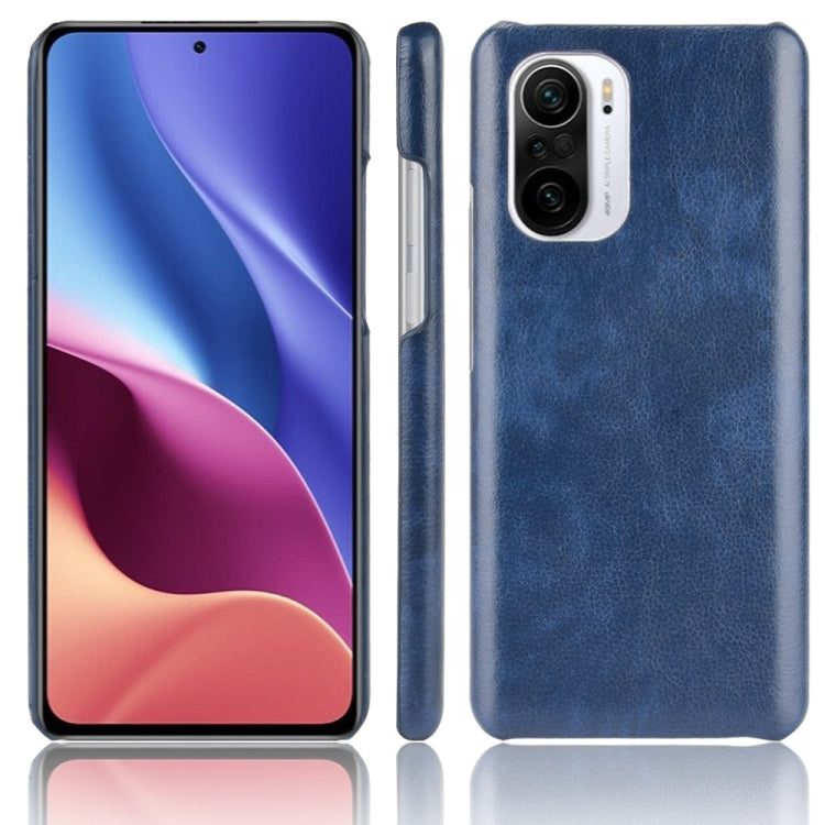 For Xiaomi Redmi K40 / K40 Pro / Poco F3 Shockproof Litchi Texture PC + PU Case