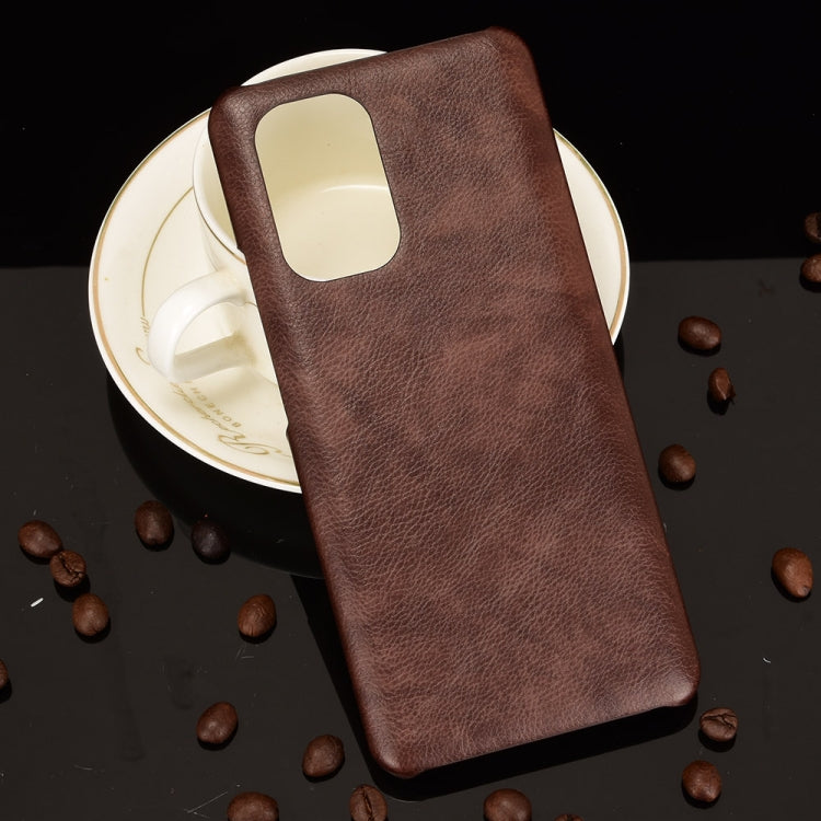 For Xiaomi Redmi K40 / K40 Pro / Poco F3 Shockproof Litchi Texture PC + PU Case