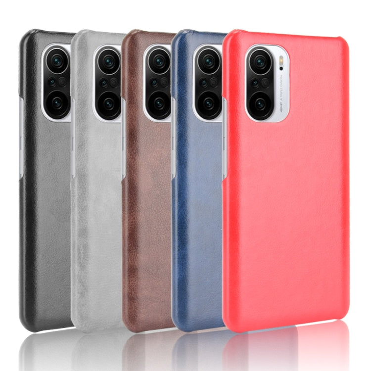 For Xiaomi Redmi K40 / K40 Pro / Poco F3 Shockproof Litchi Texture PC + PU Case