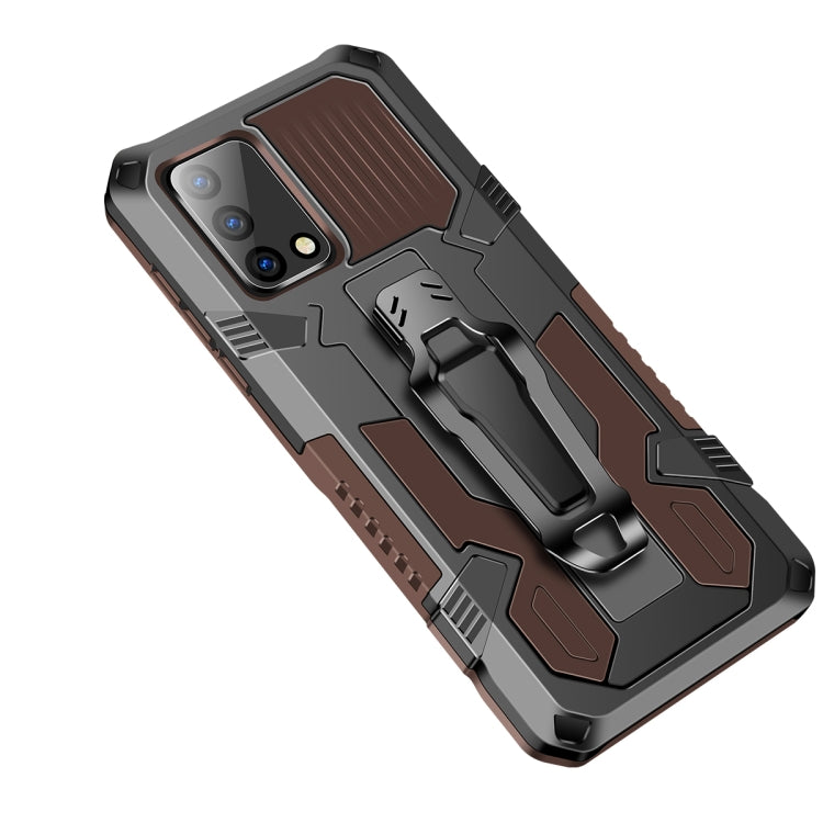 For OPPO A74 4G Armor Warrior Shockproof PC + TPU Protective Case