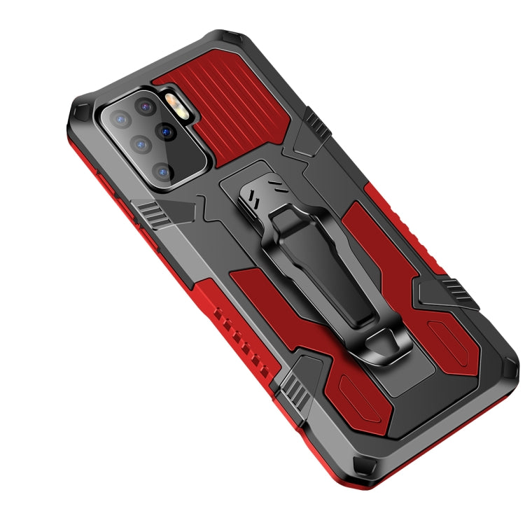 For OPPO A94 Armor Warrior Shockproof PC + TPU Protective Case
