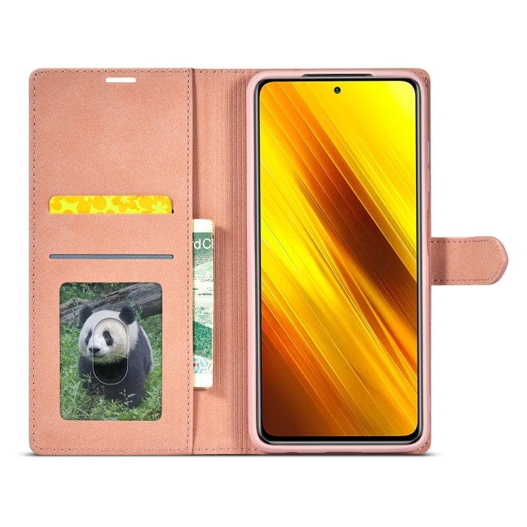 For Xiaomi Poco X3 / X3 NFC / X3 Pro Forwenw F1 Series Matte Strong Magnetism Horizontal Flip Leather Case with Holder & Card Slots & Wallet & Photo Frame