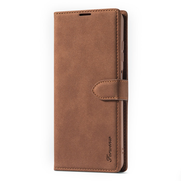 For Xiaomi Poco X3 / X3 NFC / X3 Pro Forwenw F1 Series Matte Strong Magnetism Horizontal Flip Leather Case with Holder & Card Slots & Wallet & Photo Frame