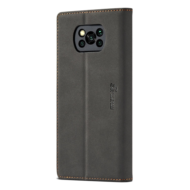 For Xiaomi Poco X3 / X3 NFC / X3 Pro Forwenw F1 Series Matte Strong Magnetism Horizontal Flip Leather Case with Holder & Card Slots & Wallet & Photo Frame