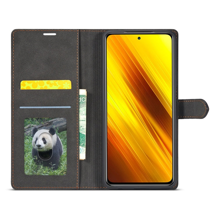 For Xiaomi Poco X3 / X3 NFC / X3 Pro Forwenw F1 Series Matte Strong Magnetism Horizontal Flip Leather Case with Holder & Card Slots & Wallet & Photo Frame