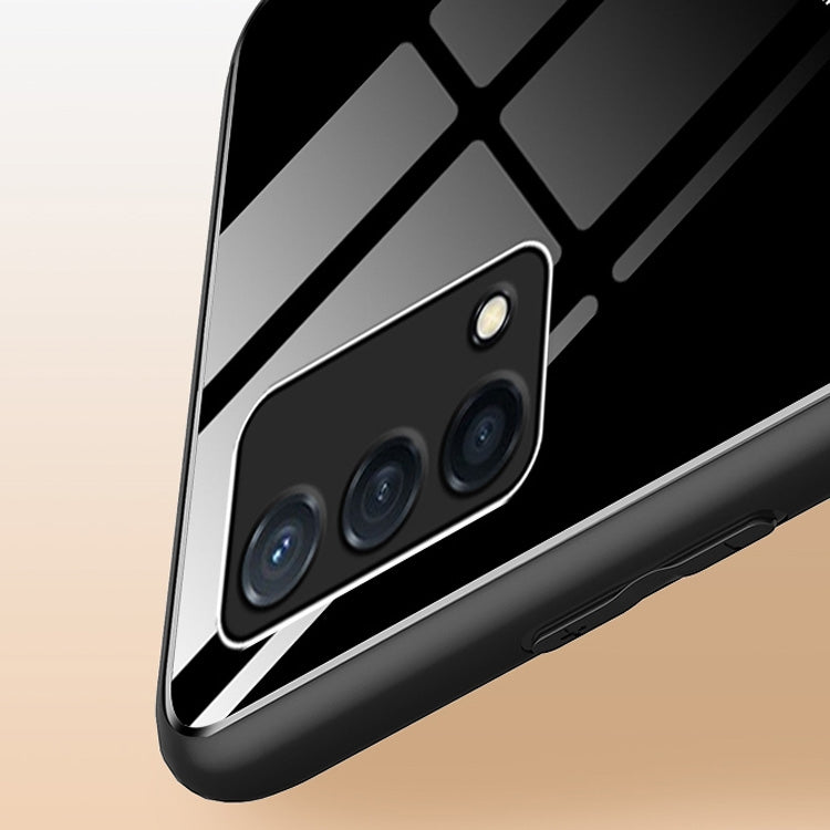 For OPPO K9 All-inclusive Leather + Organic Glass Protective Case with Metal Iron Sheet