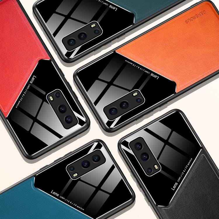 For vivo iQOO Z3 All-inclusive Leather + Organic Glass Protective Case with Metal Iron Sheet