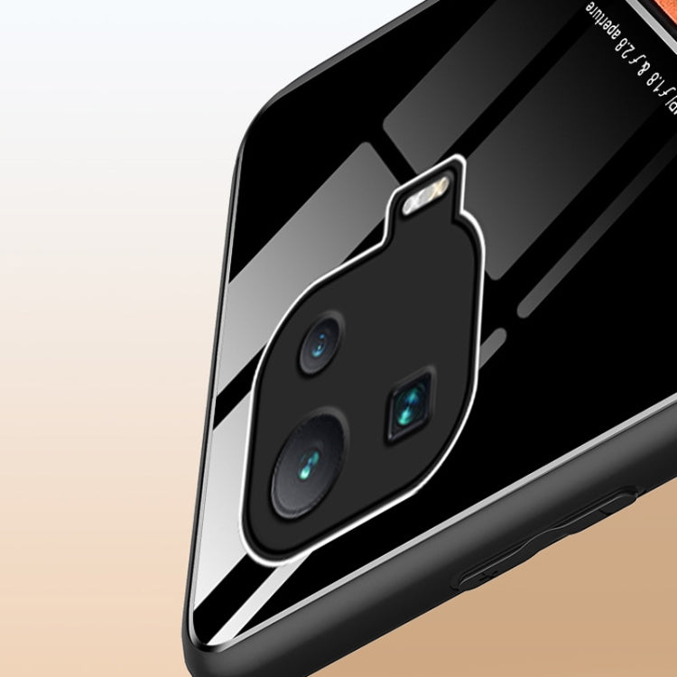 For Xiaomi Mi 11 Pro All-inclusive Leather + Organic Glass Protective Case with Metal Iron Sheet