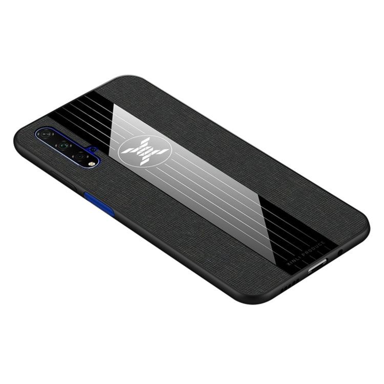 For Huawei Honor 20 XINLI Stitching Cloth Textue Shockproof TPU Protective Case