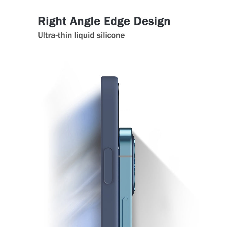 For vivo S5 Solid Color Imitation Liquid Silicone Straight Edge Dropproof Full Coverage Protective Case