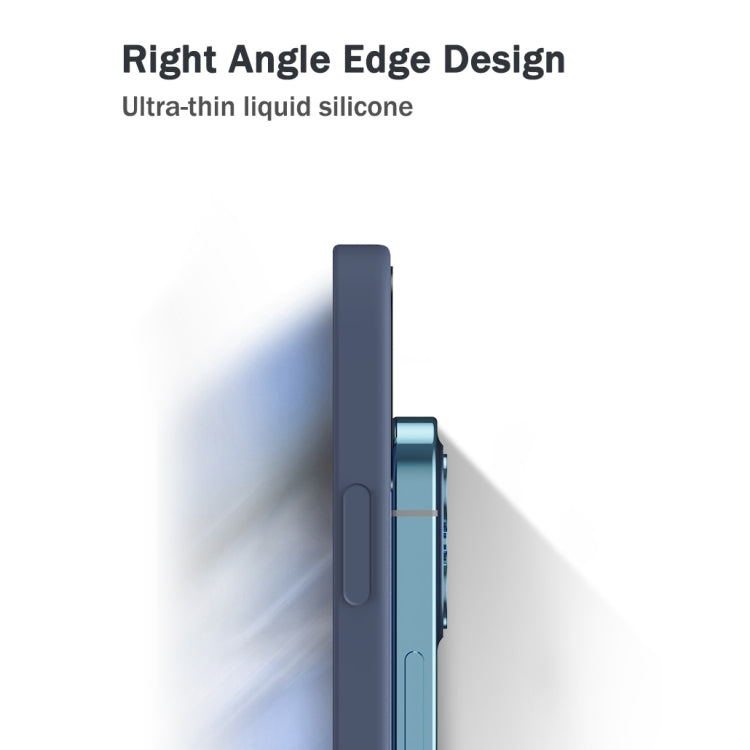 For vivo S7 Solid Color Imitation Liquid Silicone Straight Edge Dropproof Full Coverage Protective Case