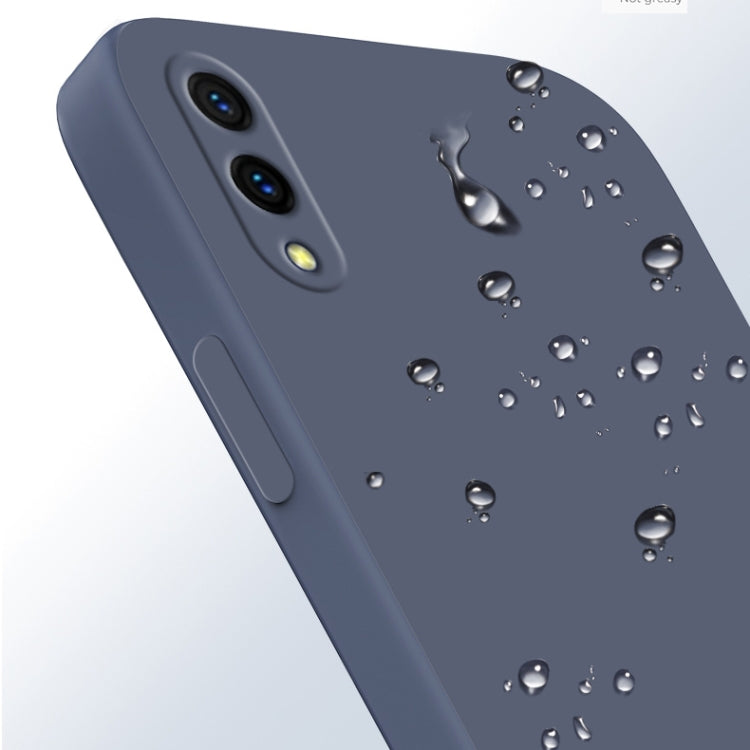 For vivo X23 Solid Color Imitation Liquid Silicone Straight Edge Dropproof Full Coverage Protective Case