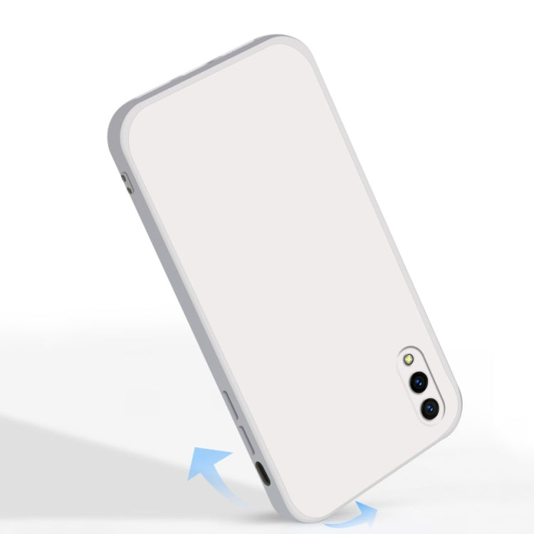 For vivo X23 Solid Color Imitation Liquid Silicone Straight Edge Dropproof Full Coverage Protective Case