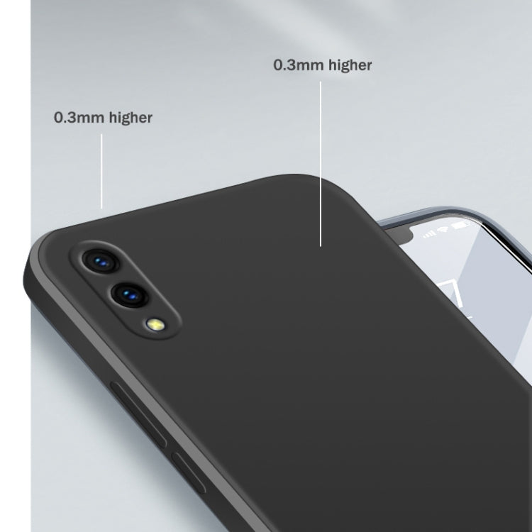 For vivo X23 Solid Color Imitation Liquid Silicone Straight Edge Dropproof Full Coverage Protective Case