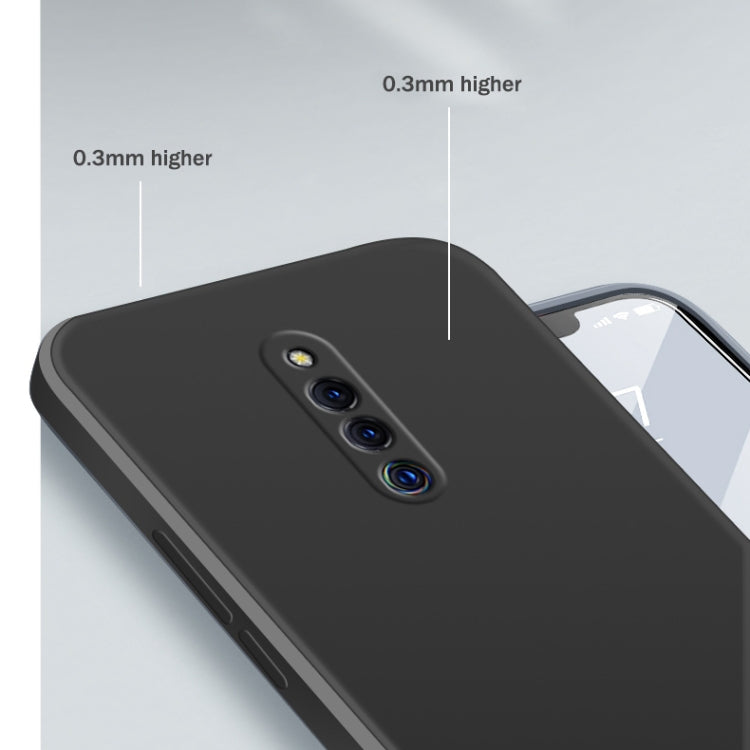 For vivo X27 Pro Solid Color Imitation Liquid Silicone Straight Edge Dropproof Full Coverage Protective Case