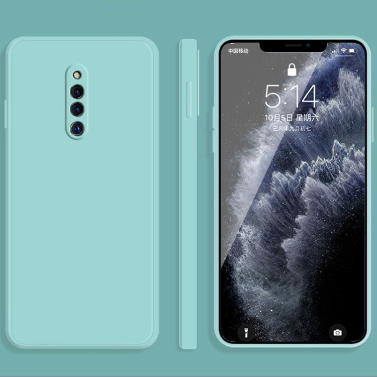 For vivo X27 Pro Solid Color Imitation Liquid Silicone Straight Edge Dropproof Full Coverage Protective Case