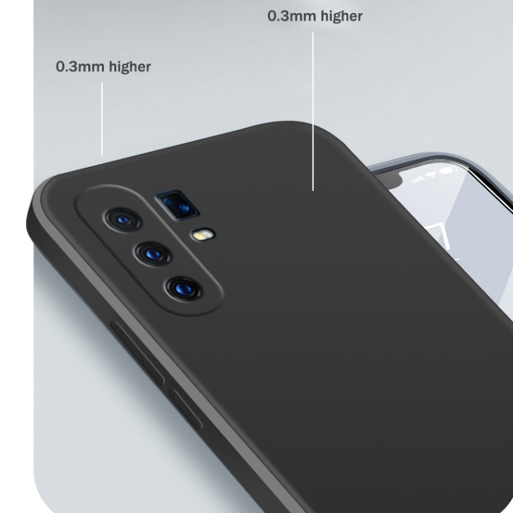 For vivo X30 Pro Solid Color Imitation Liquid Silicone Straight Edge Dropproof Full Coverage Protective Case