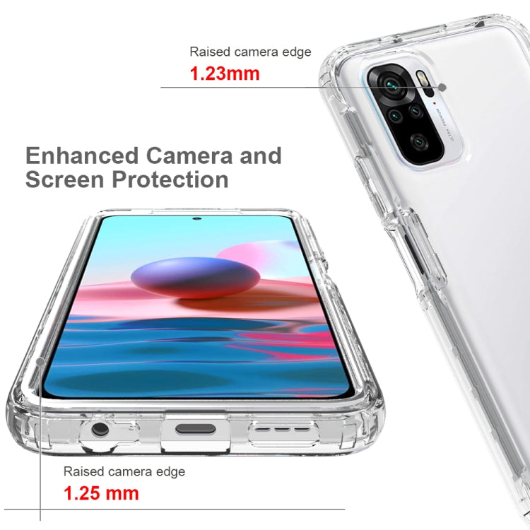 For Xiaomi Redmi Note 10 Shockproof Highly Transparent PC+TPU Protective Case
