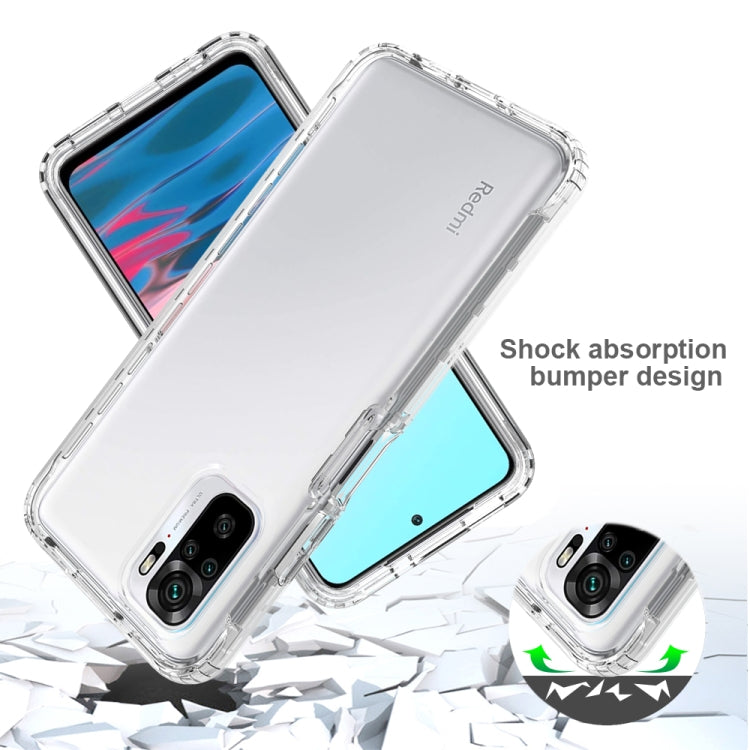 For Xiaomi Redmi Note 10 Shockproof Highly Transparent PC+TPU Protective Case