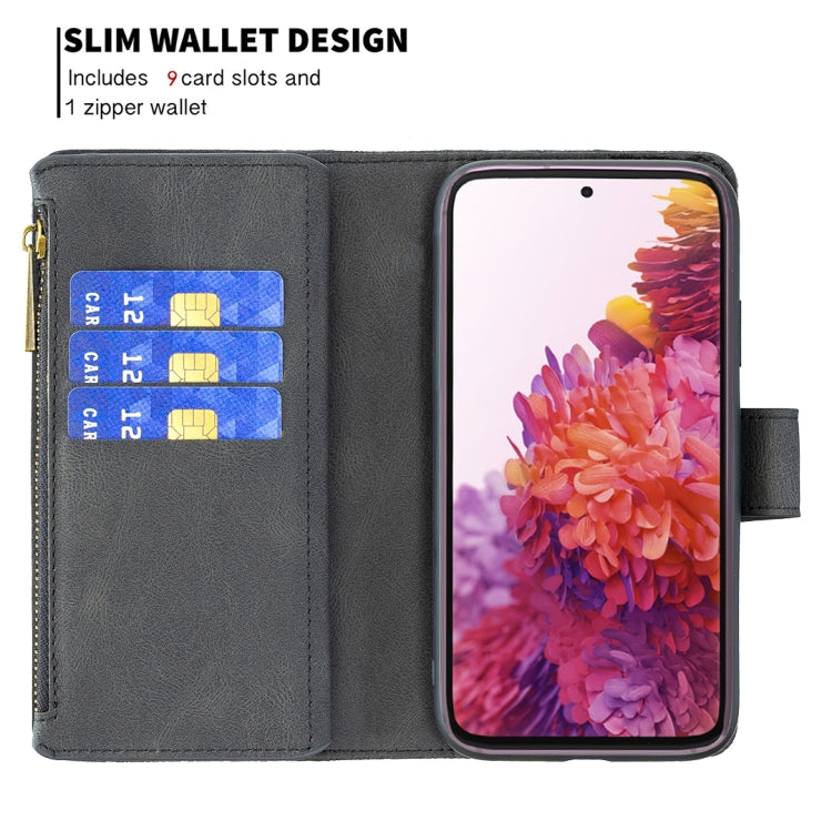 For Samsung Galaxy S20 FE Flying Butterfly Embossing Pattern Zipper Horizontal Flip Leather Case with Holder & Card Slots & Wallet