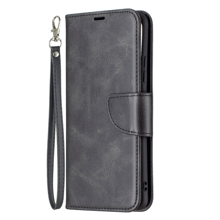 For Samsung Galaxy A82 5G Retro Lambskin Texture Pure Color Horizontal Flip PU Leather Case with Holder & Card Slots & Wallet & Lanyard