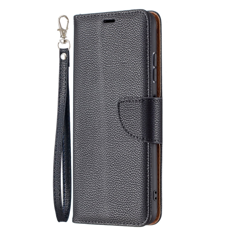 For Samsung Galaxy A22 5G Litchi Texture Pure Color Horizontal Flip Leather Case with Holder & Card Slots & Wallet & Lanyard