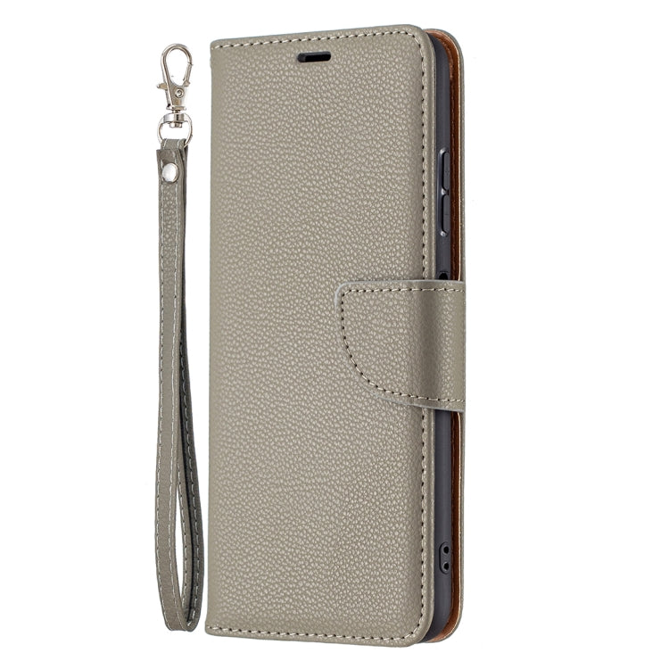 For Samsung Galaxy A22 5G Litchi Texture Pure Color Horizontal Flip Leather Case with Holder & Card Slots & Wallet & Lanyard